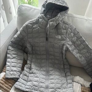 The North Face Kids Gray Hooded Jacket